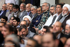 دیدار جمعی از استادان، نخبگان و پژوهشگران دانشگاه‌ها با رهبر معظم انقلاب
