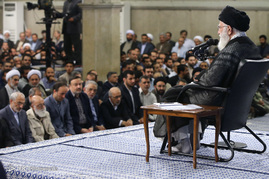 دیدار جمعی از استادان، نخبگان و پژوهشگران دانشگاه‌ها با رهبر معظم انقلاب
