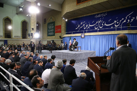 دیدار جمعی از استادان، نخبگان و پژوهشگران دانشگاه‌ها با رهبر معظم انقلاب