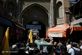 تشییع پیکر سه شهید مدافع حرم تیپ فاطمیون در شهرری