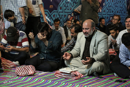 مراسم وداع با ماه مبارک رمضان در کهف الشهدا