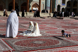 نماز عید سعید فطر در حرم شاهچراغ(ع) - شیراز‎
