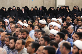 دیدار مسئولان نظام و سفرای کشورهای اسلامی و رهبر معظم انقلاب