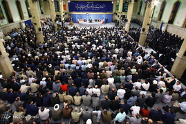 دیدار مسئولان نظام و سفرای کشورهای اسلامی و رهبر معظم انقلاب