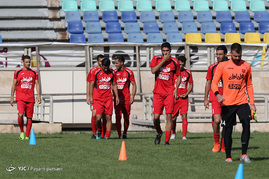 تمرین تیم فوتبال پرسپولیس