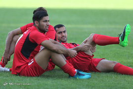 تمرین تیم فوتبال پرسپولیس
