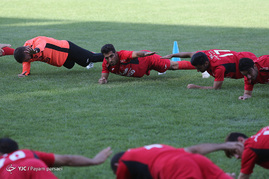 تمرین تیم فوتبال پرسپولیس