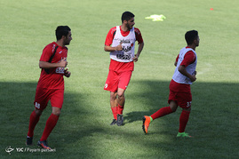 تمرین تیم فوتبال پرسپولیس