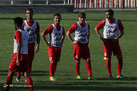 تمرین تیم فوتبال پرسپولیس