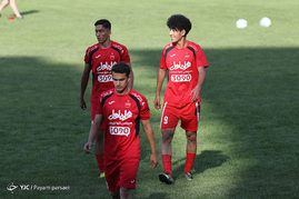 تمرین تیم فوتبال پرسپولیس