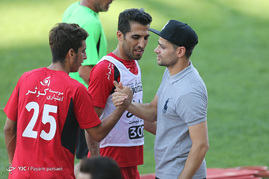 تمرین تیم فوتبال پرسپولیس