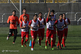 تمرین تیم فوتبال پرسپولیس