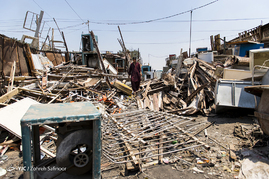 محل انباشت زباله در منطقه خلازیر