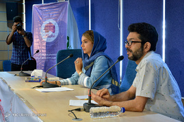 نشست خبری نخستین جشنواره هنرهای نمایشی چرخ و فلک در تالار مشاهیر تئاترشهر