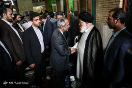 مراسم ترحیم همسر آیت الله علم الهدی
