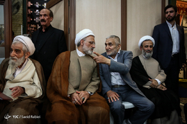 مراسم ترحیم همسر آیت الله علم الهدی