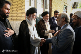 مراسم ترحیم همسر آیت الله علم الهدی