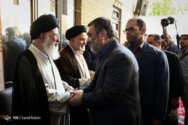 مراسم ترحیم همسر آیت الله علم الهدی