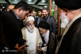 مراسم ترحیم همسر آیت الله علم الهدی
