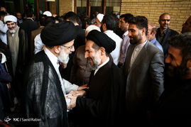مراسم ترحیم همسر آیت الله علم الهدی