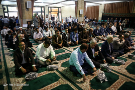 مراسم ترحیم همسر آیت الله علم الهدی