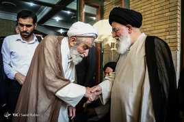 مراسم ترحیم همسر آیت الله علم الهدی