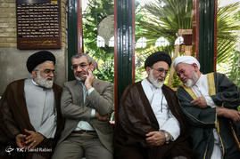 مراسم ترحیم همسر آیت الله علم الهدی