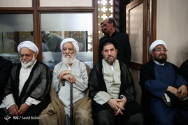 مراسم ترحیم همسر آیت الله علم الهدی