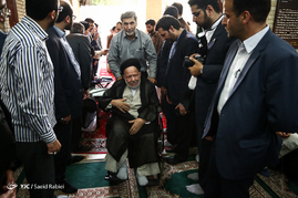 مراسم ترحیم همسر آیت الله علم الهدی