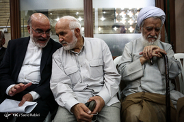 مراسم ترحیم همسر آیت الله علم الهدی