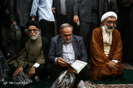 مراسم ترحیم همسر آیت الله علم الهدی