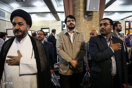 مراسم ترحیم همسر آیت الله علم الهدی