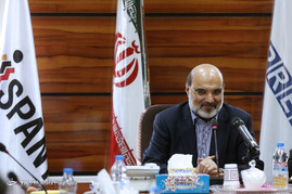 بازدید رئیس رسانه ملی از شبکه پرس تی وی و هیسپان تی وی‎