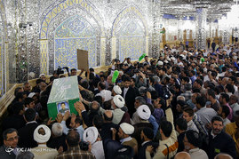 تشییع شهید مدافع حرم سیدجلال حسینی در مشهد