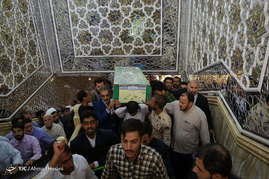 تشییع شهید مدافع حرم سیدجلال حسینی در مشهد