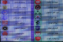 مراسم قرعه کشی هفدهمین دوره لیگ برتر فوتبال