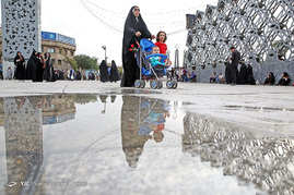مراسم روز عفاف و حجاب در میدان امام حسین(ع)‎