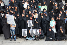 مراسم روز عفاف و حجاب در میدان امام حسین(ع)‎