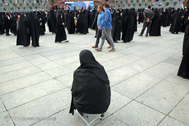 مراسم روز عفاف و حجاب در میدان امام حسین(ع)‎