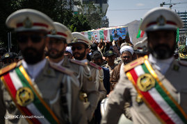 تشییع پیکر ارتشی شهید مدافع حرم ستوان سوم سیدمهدی جودی ثانی در مشهد
