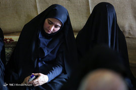 استقبال از پیکر سه شهید دفاع مقدس در مشهد مقدس
