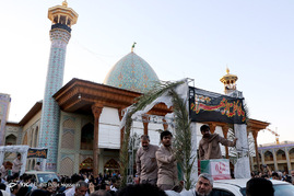 تشییع شهدای گمنام در شیراز