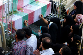 تشییع شهدای گمنام در شیراز