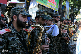 رئیس قوه قضائیه در مراسم تشییع شهدای گمنام - ساری