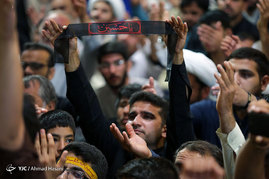 تشییع شهدای 8 سال دفاع مقدس و شهید مدافع حرم در اجتماع عظیم صادقیون - مشهد