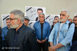 تشییع پیکر حبیب الله کاسه ساز در خانه سینما