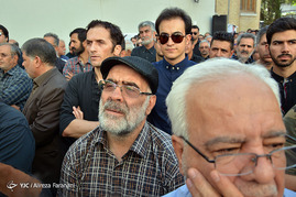 تشییع پیکر حبیب الله کاسه ساز در خانه سینما