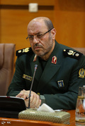 استقبال سردار حسین دهقان وزیر دفاع ایران از محمود الحیالی وزیر دفاع عراق