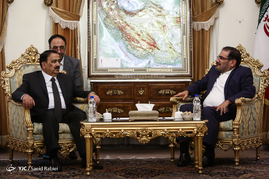 دیدار دبیر شورای عالی امنیت ملی با وزیر دفاع عراق