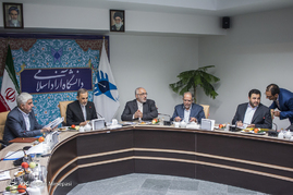 مراسم تنفیذ حکم رییس دانشگاه آزاد اسلامی